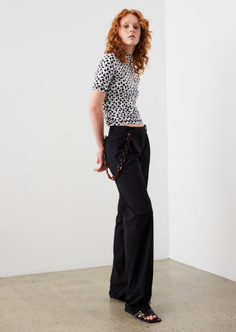 Low Rise Loose Tailored Trousers