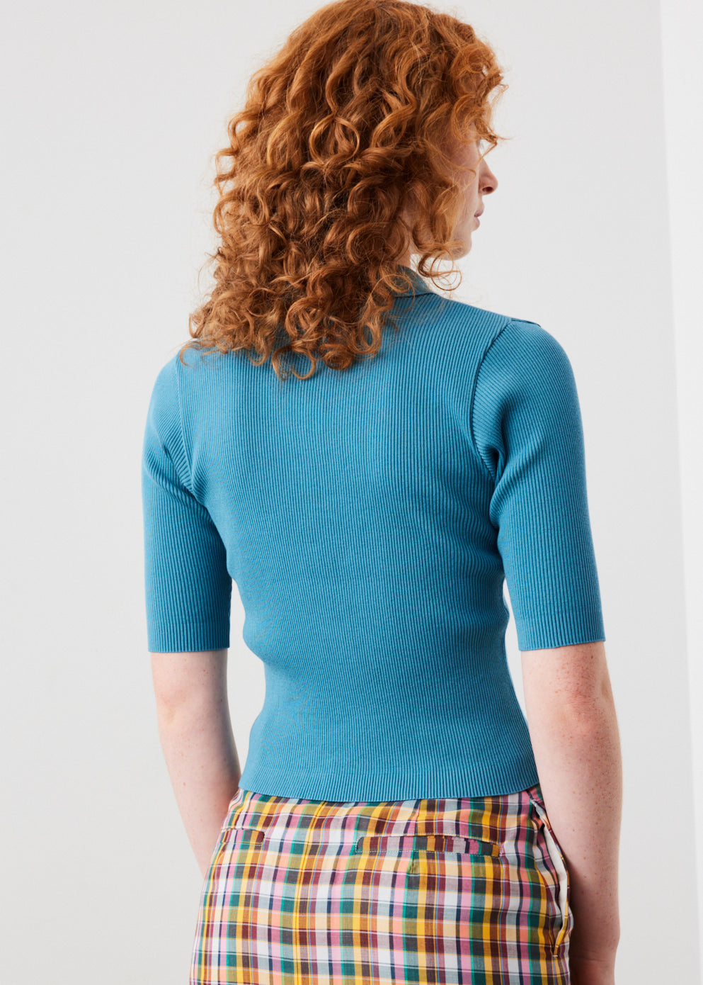 日本最大級 AURALEE GIZA HIGH GAUGE POLO RIB KNIT Tシャツ