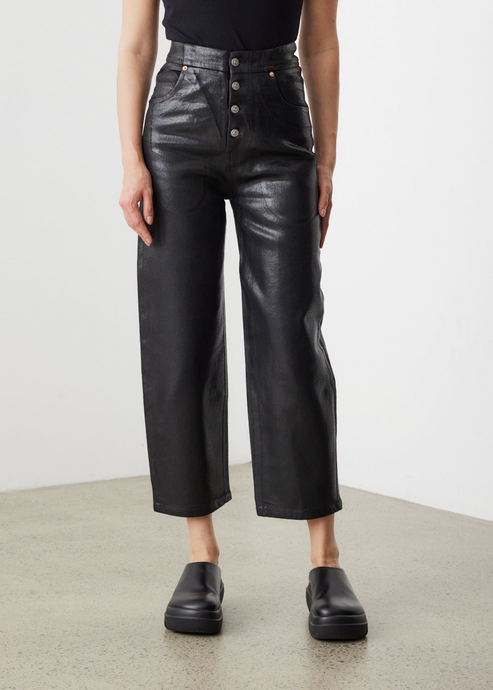 Coated Jeans