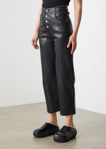 Coated Jeans