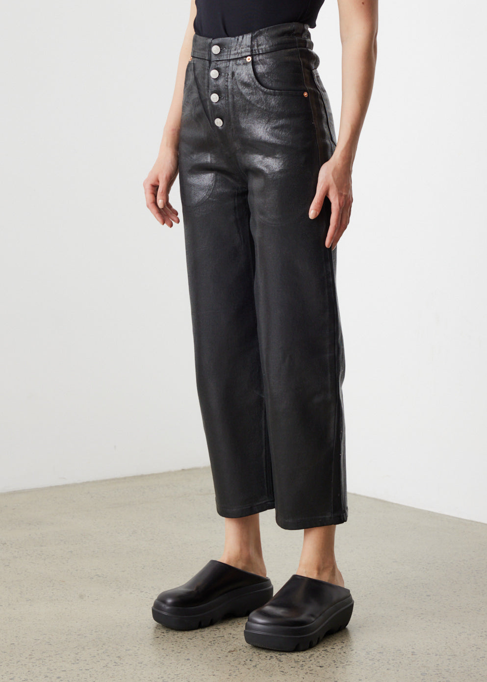 Coated Jeans
