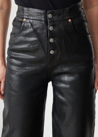 Coated Jeans