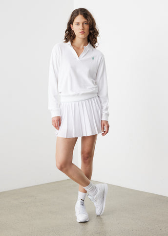 Long Sleeve SRC Terry Polo Shirt