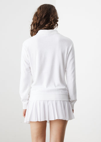 Long Sleeve SRC Terry Polo Shirt