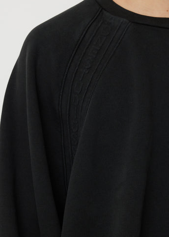 Farmy Chain Rib Crewneck Sweatshirt