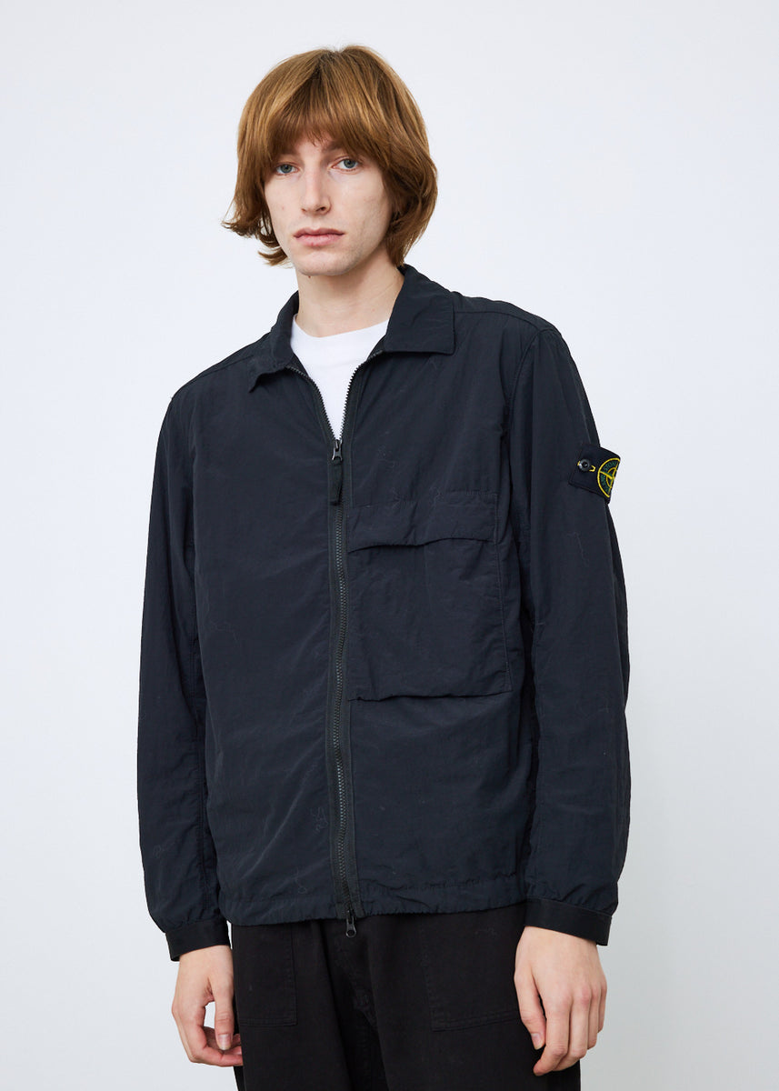 Stone island nylon nas overshirt clearance