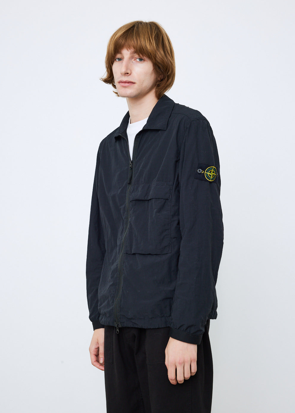 Stone island one pocket on sale overshirt