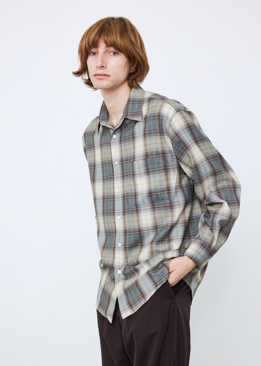Super Light Wool Check Shirt Super Light Wool Check Shirt