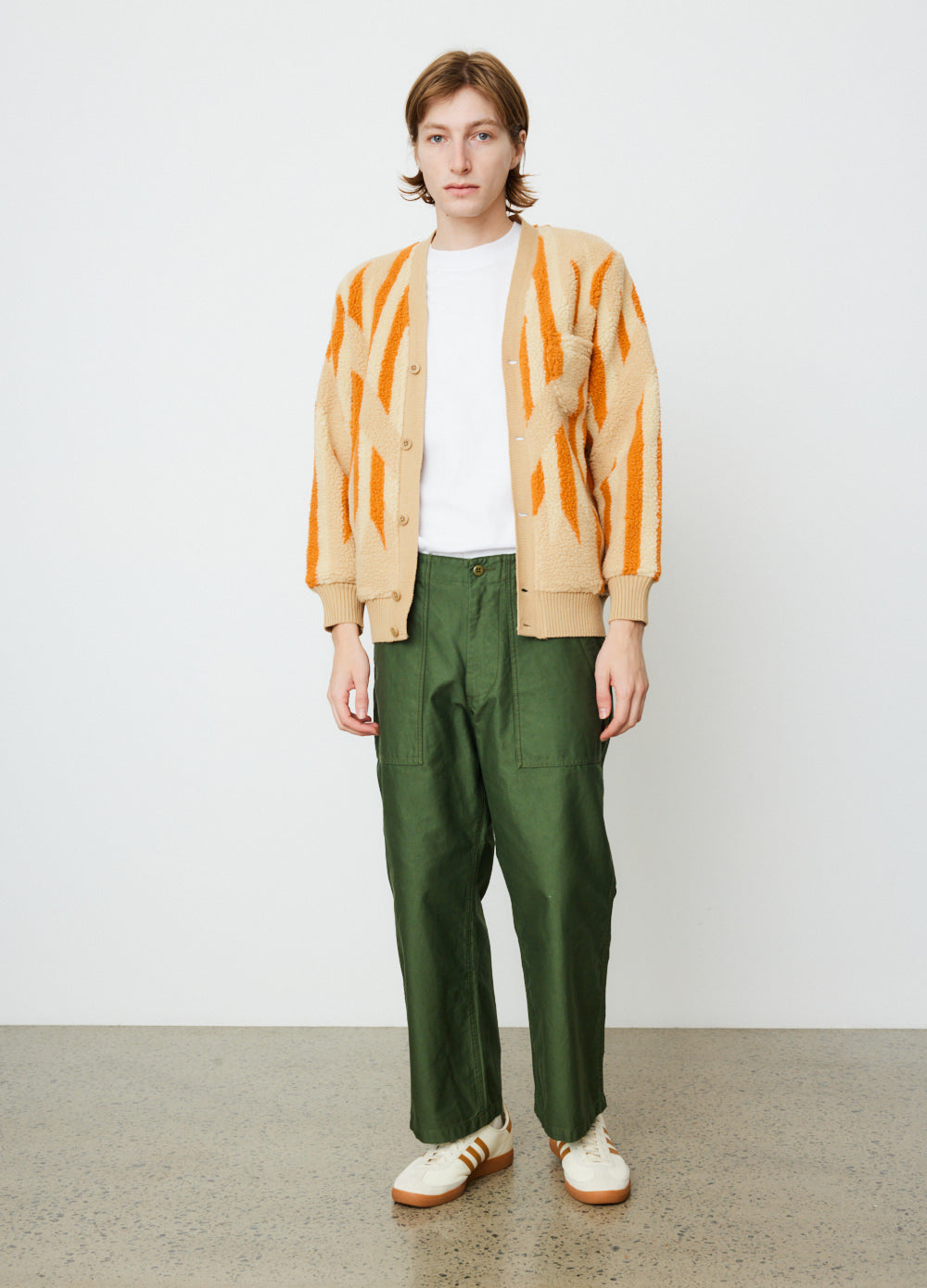 Cardigan Boa Native Rag Pattern