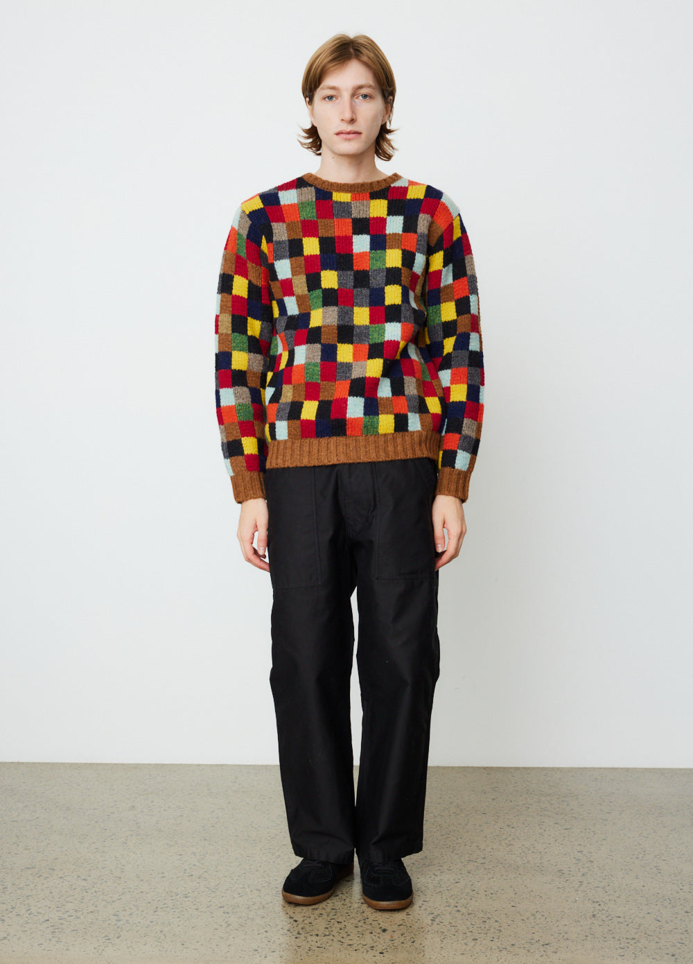 Crew Hand Knit Patchwork