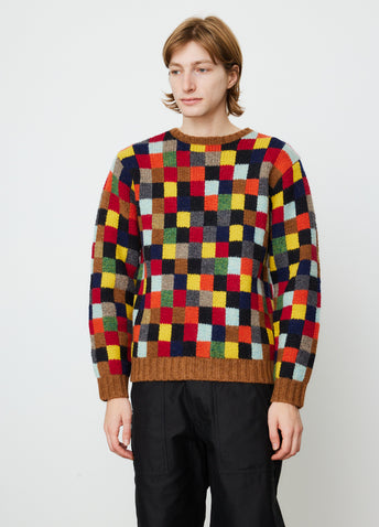 Crew Hand Knit Patchwork