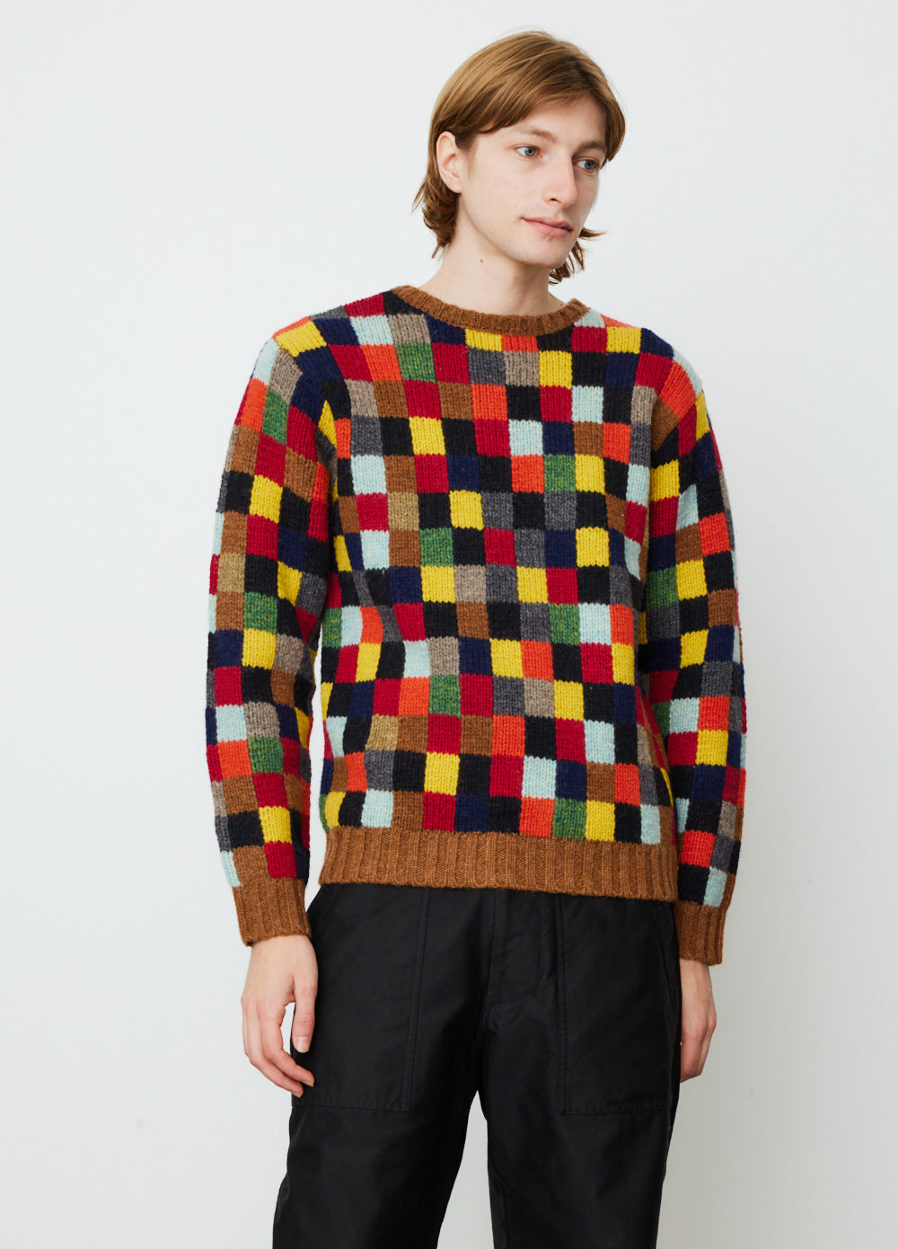 Crew Hand Knit Patchwork