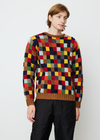 Crew Hand Knit Patchwork