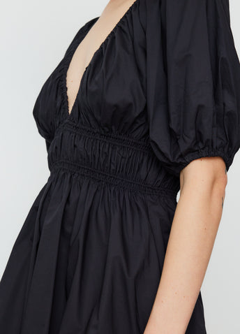 underwired bardot mini dress in black Women's Pintuck Drop-Waist Mini Dress by Gap True Black Size XXL