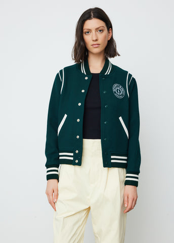 Forest/Stone Classic Varsity Jacket