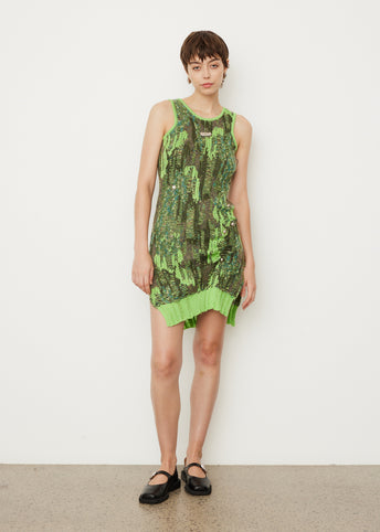 Grunge Sleeveless Knit Dress