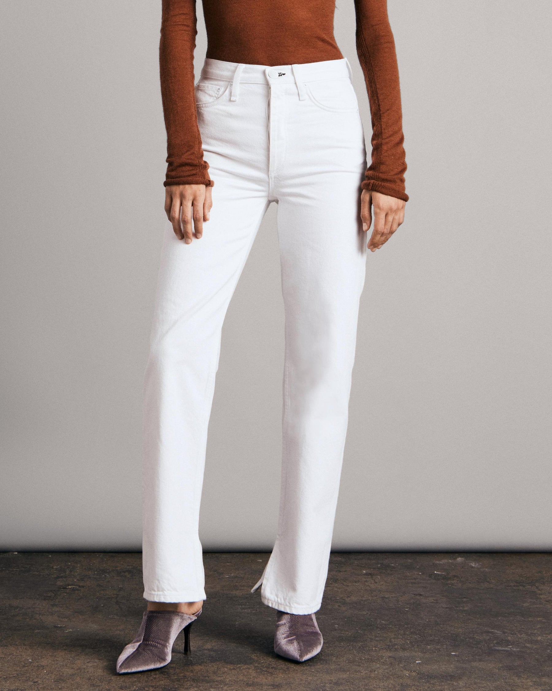 Alex High-Rise Straight Jeans