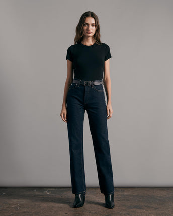 Alex High-Rise Straight Jeans