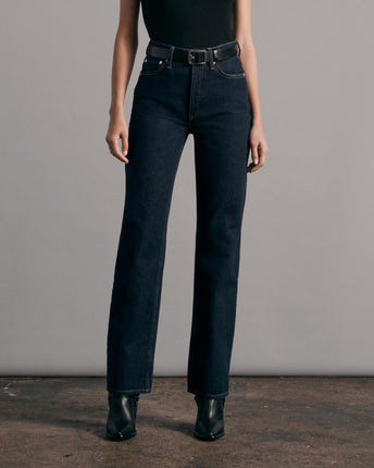 Alex High-Rise Straight Jeans