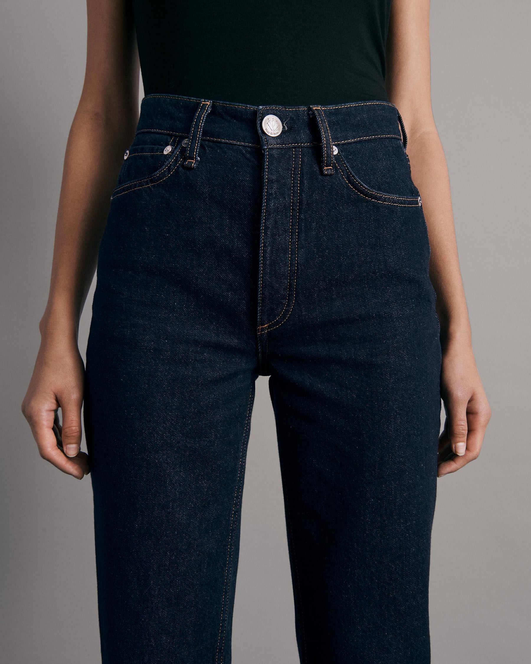 Alex High-Rise Straight Jeans