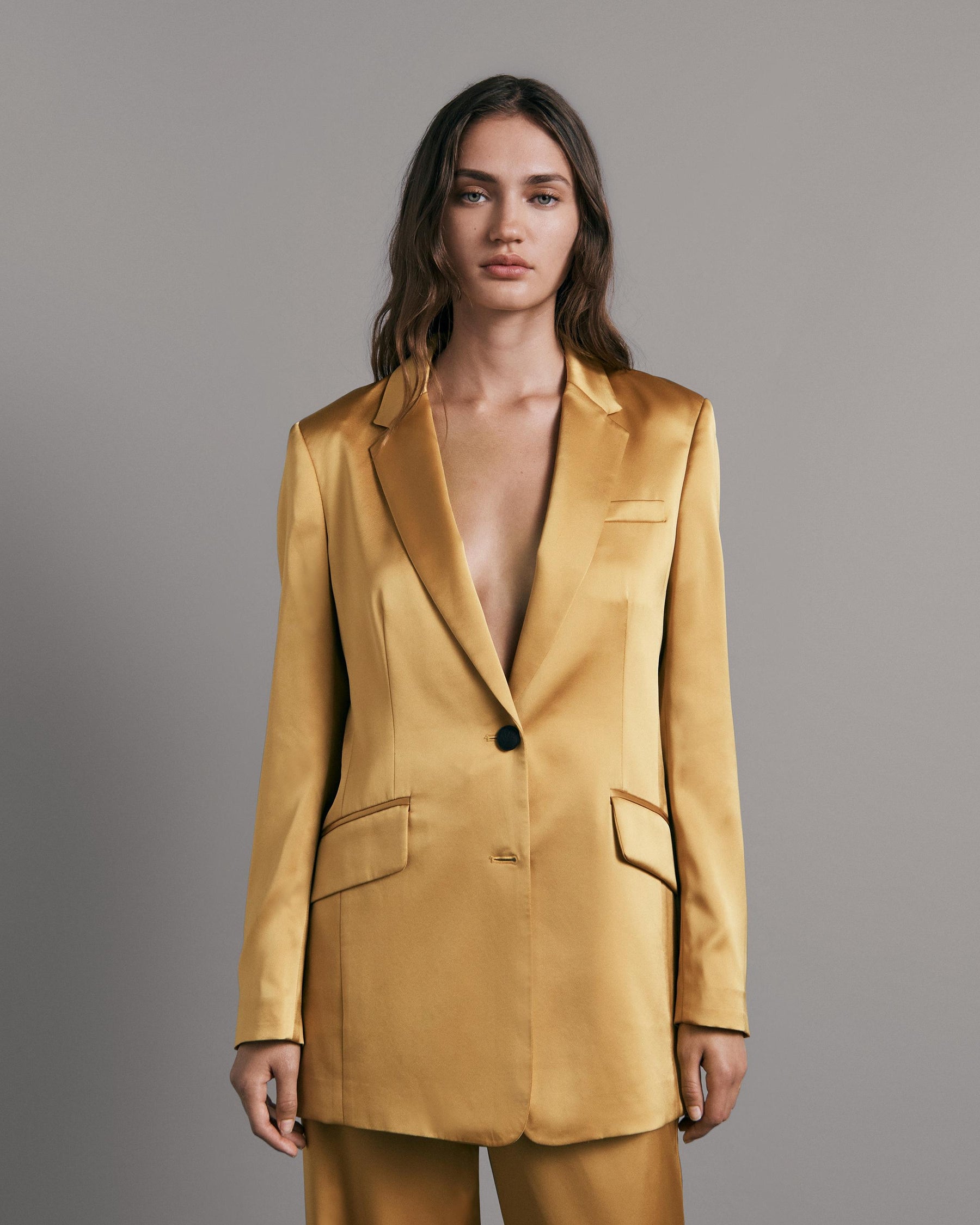 Charles Satin Blazer