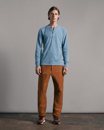 Classic Flame Henley Long Sleeve Top