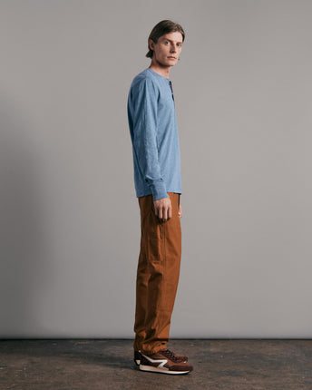 Classic Flame Henley Long Sleeve Top