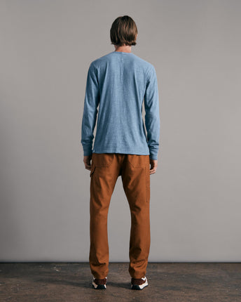 Classic Flame Henley Long Sleeve Top