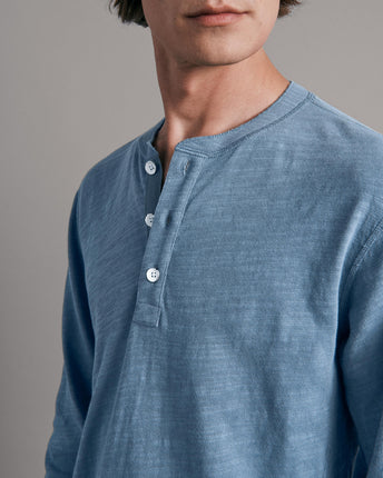 Classic Flame Henley Long Sleeve Top