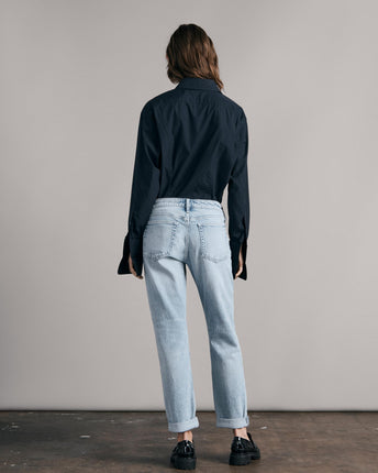 Dre Low-Rise Slim Boyfriend Jeans