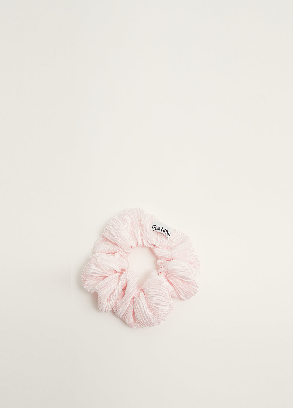 Pleated Satin Scrunchie