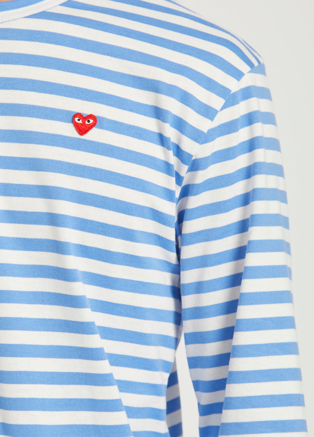 Comme des garcons play t 218 ls stripe tee online