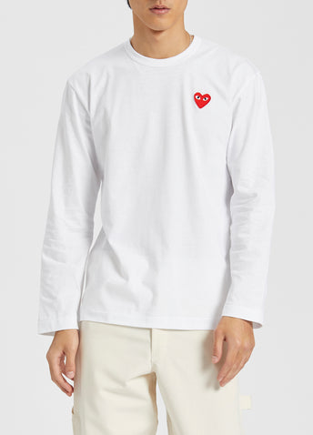T118 Red Heart Long-sleeve T-shirt