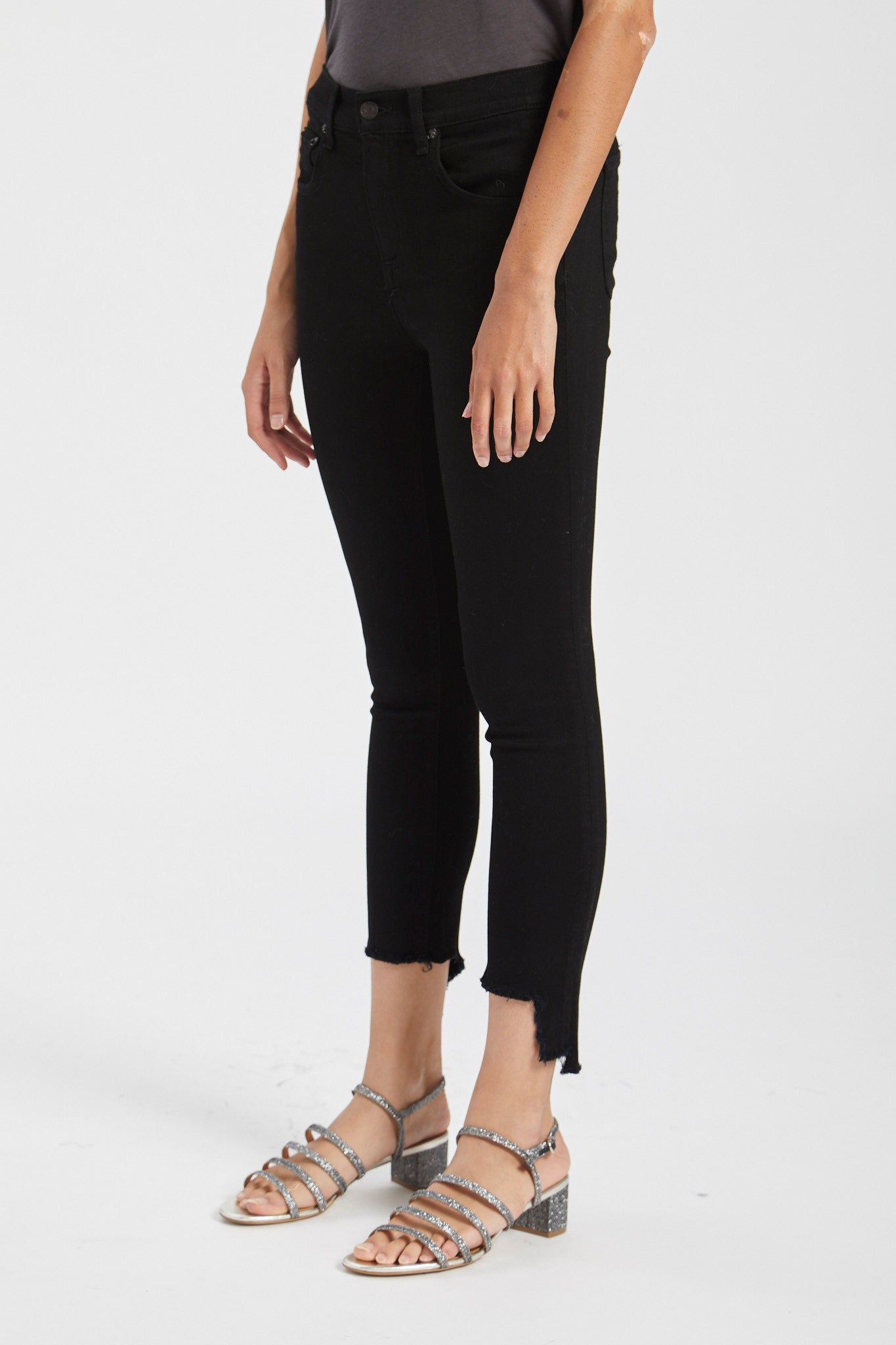 High Rise Ankle Skinny Jean