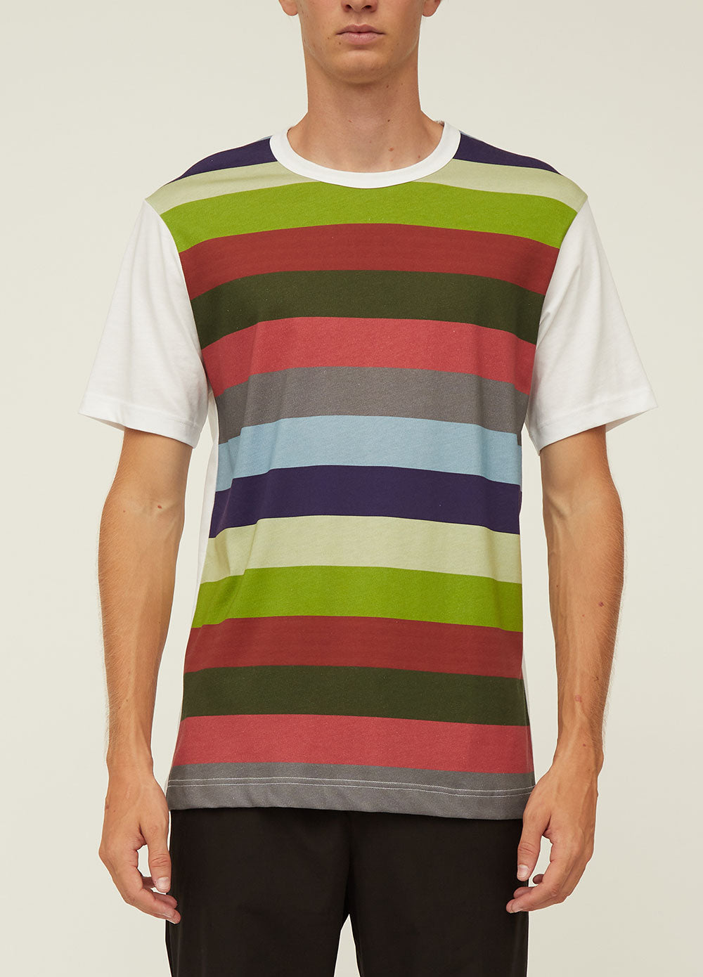 Printed Striped Tee