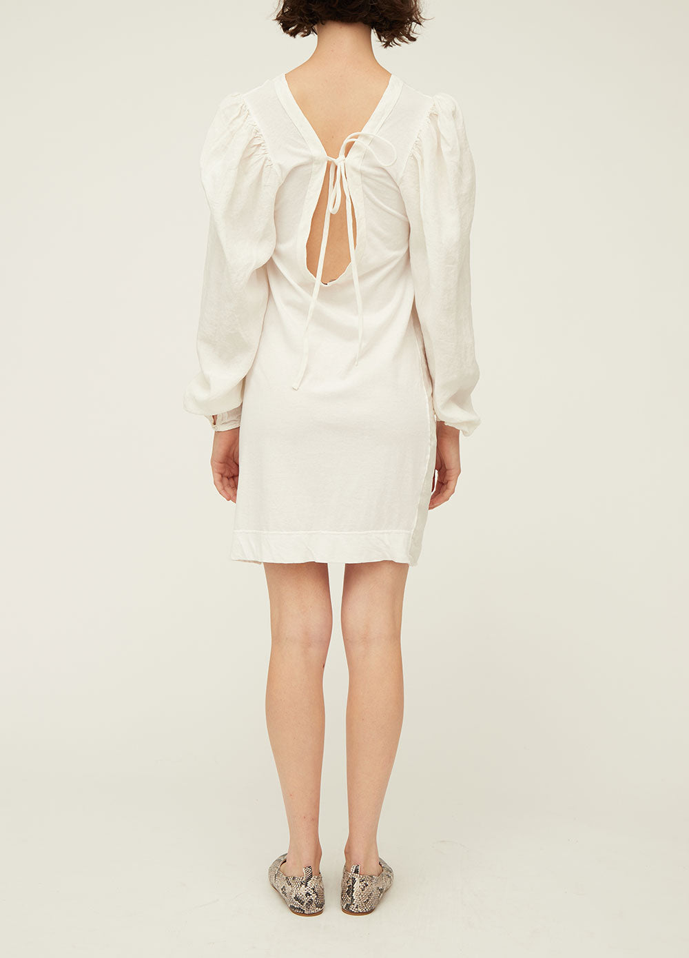 Tie Back Long Sleeve Dress