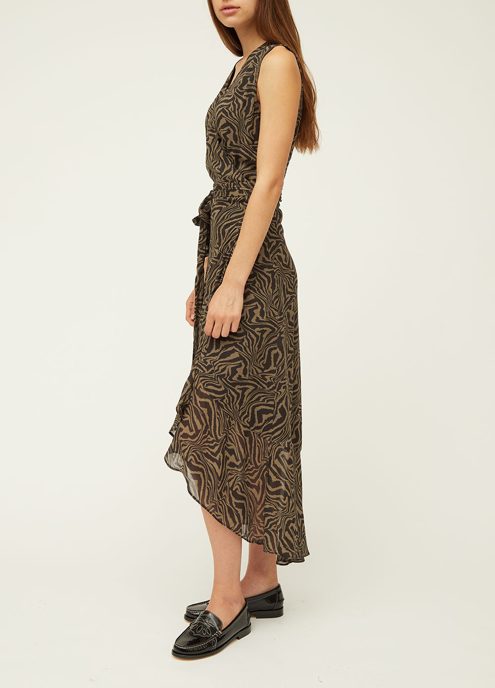 Georgette Tank Wrap Dress