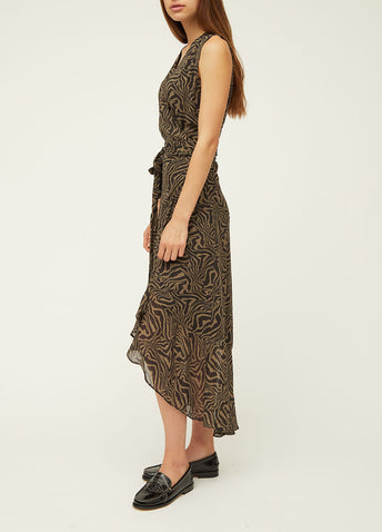 Georgette Tank Wrap Dress