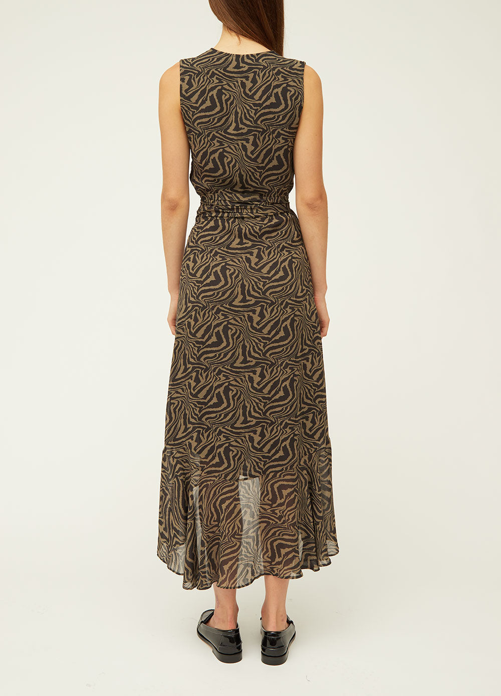 Georgette Tank Wrap Dress