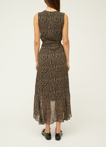 Georgette Tank Wrap Dress