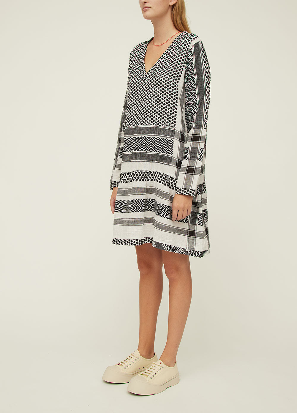 Dress 2 V Long Sleeve