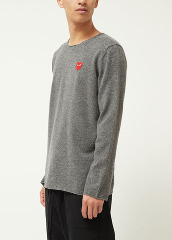 N068 Red Heart Sweater