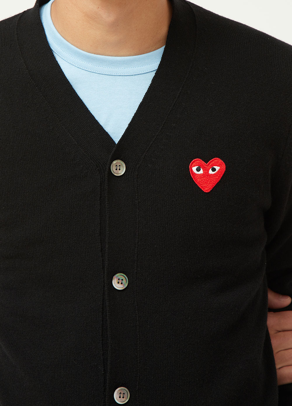 N008 Red Heart Cardigan