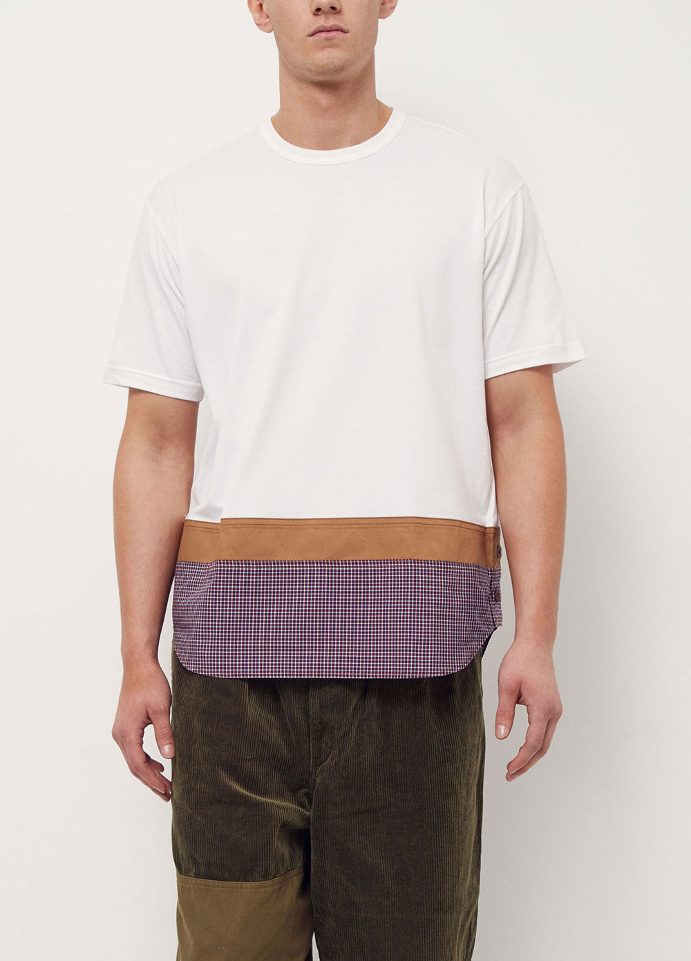 Panelled Short-sleeve T-shirt