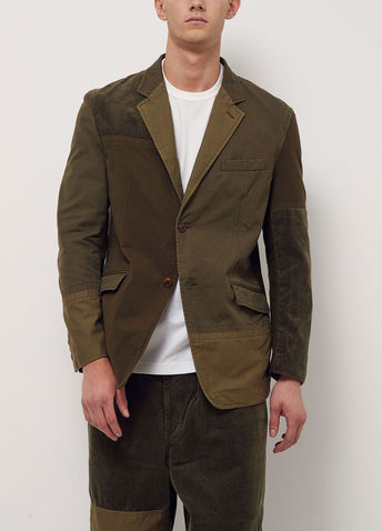 Corduroy Mixed Blazer