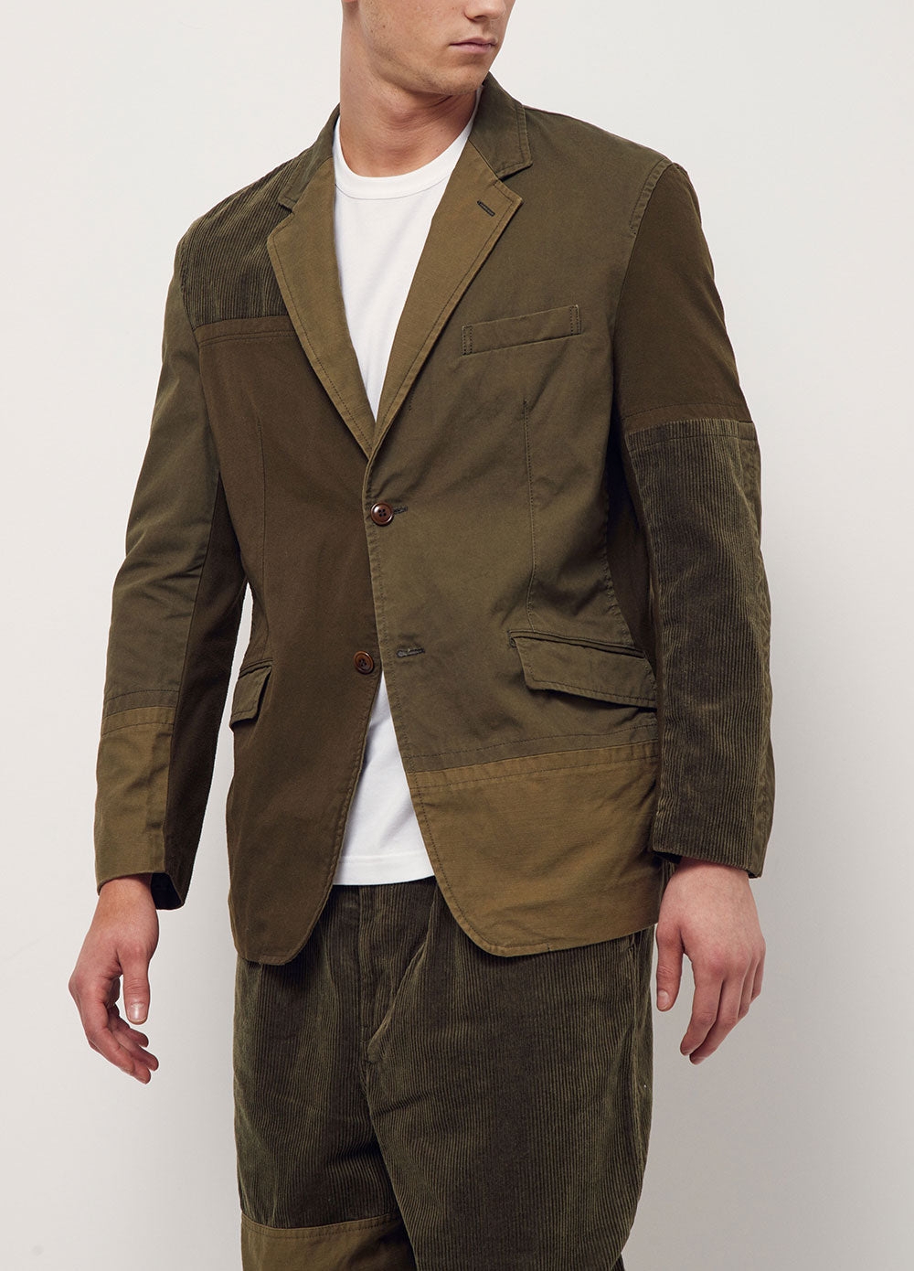Corduroy Mixed Blazer