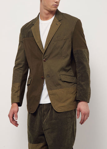 Corduroy Mixed Blazer