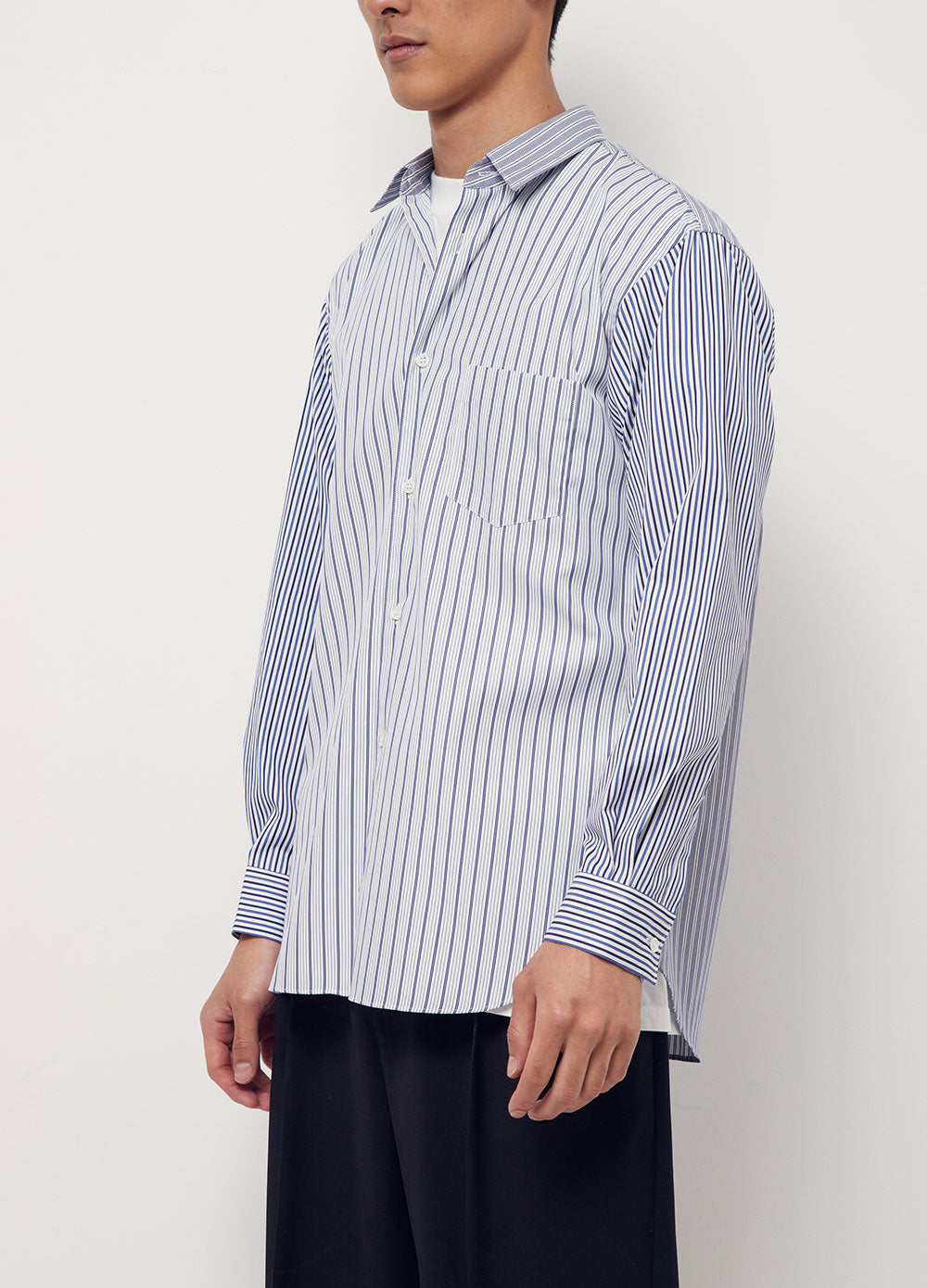 Panelled Stripe Shirt