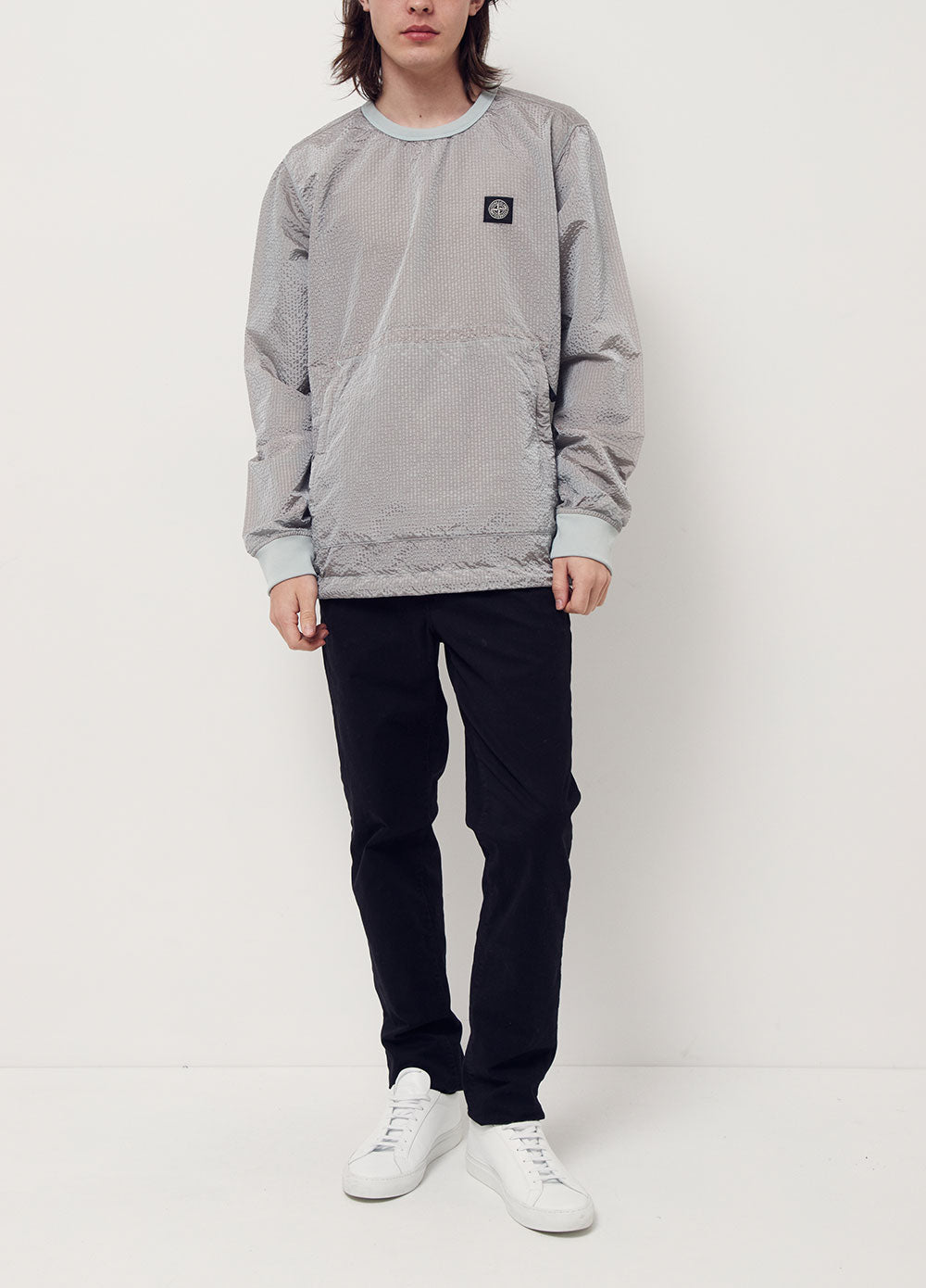 Seersucker Pullover Jacket