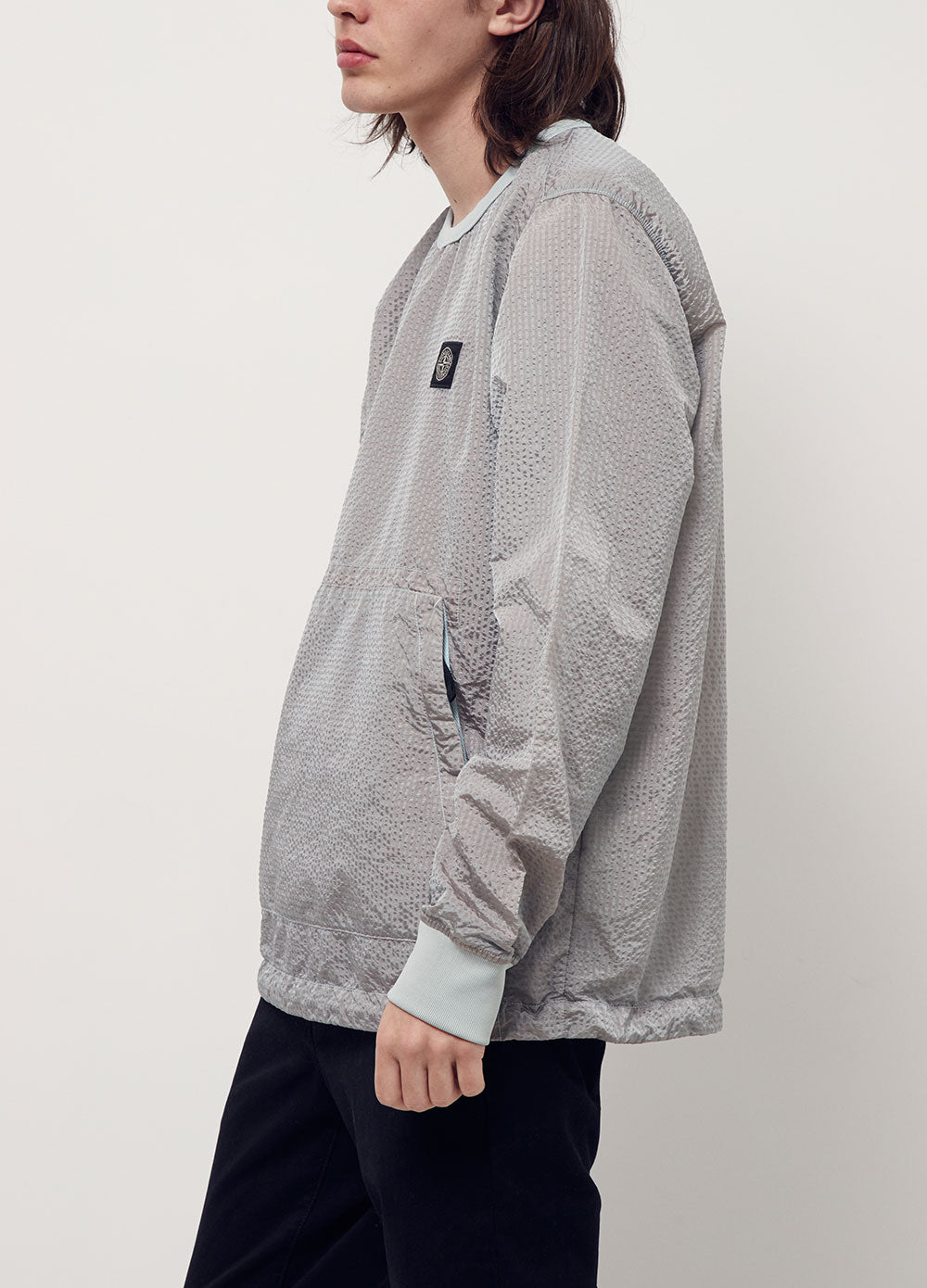 Seersucker Pullover Jacket